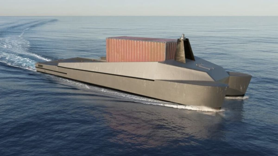 Mẫu tàu chiến không người lái mà BlackSea phát triển - Ảnh BlackSea Technologies