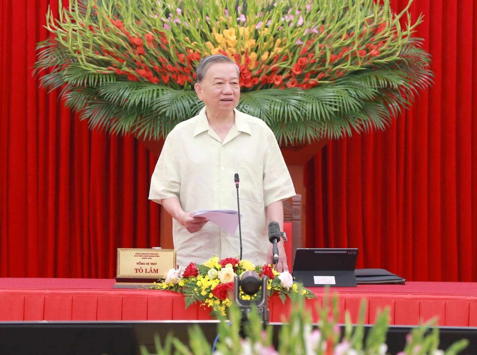 Tổng Bí thư Tô Lâm phát biểu - Ảnh: Cổng TTĐT Đảng Cộng sản Việt Nam