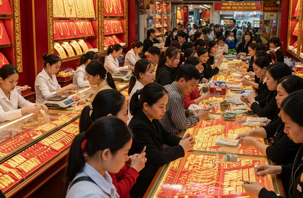 Giá vàng hôm nay 25.10: Bẫy chênh lệch và rủi ro khổng lồ cho người đầu cơ lướt sóng 