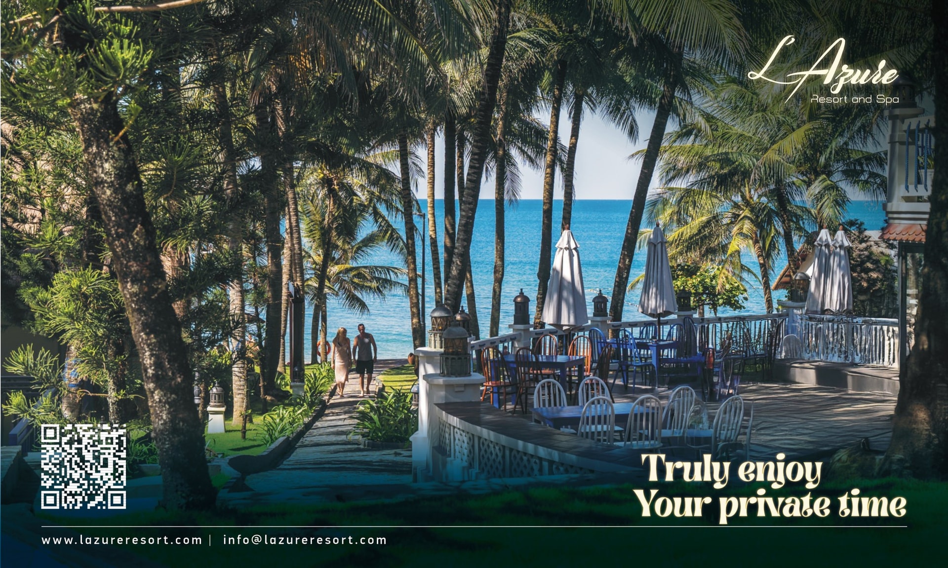 Tận hưởng biển trời của riêng ban tai L’Azure Resort & Spa