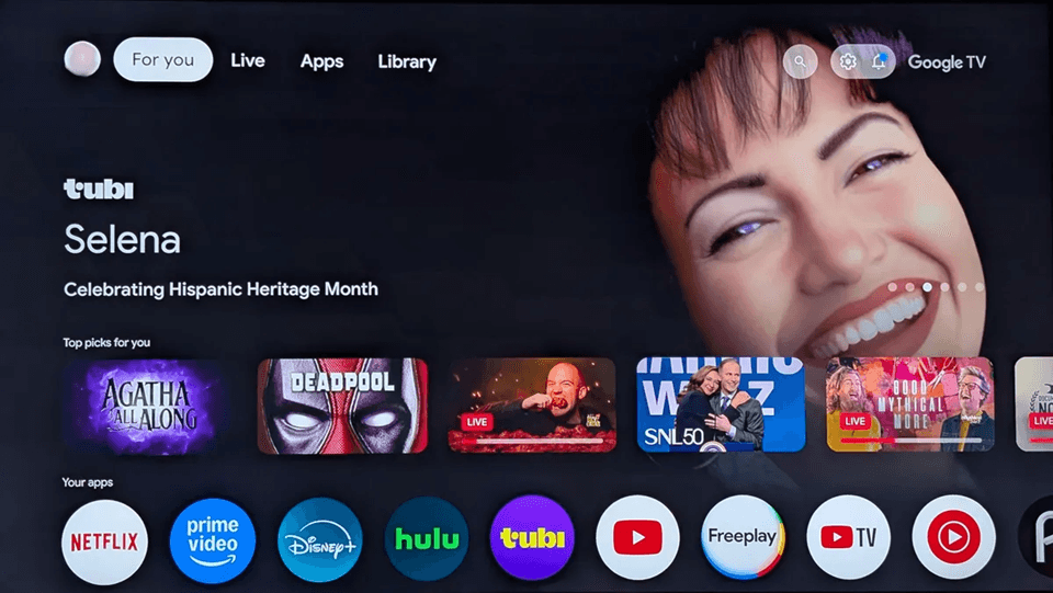 kho ung dung google TV