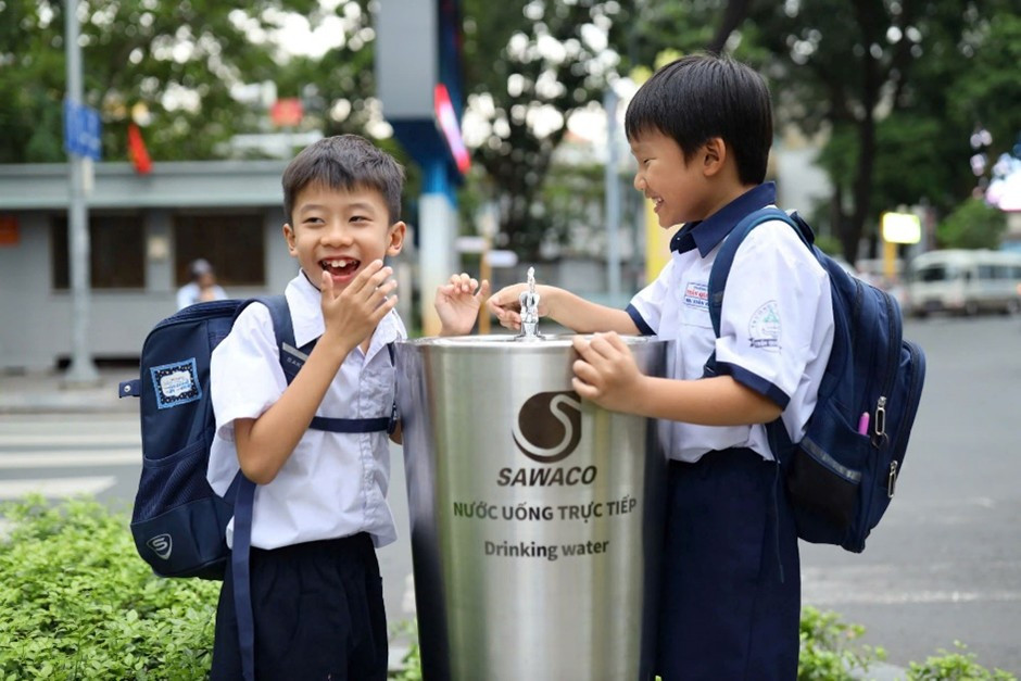 Hình ảnh trụ nước uống công cộng