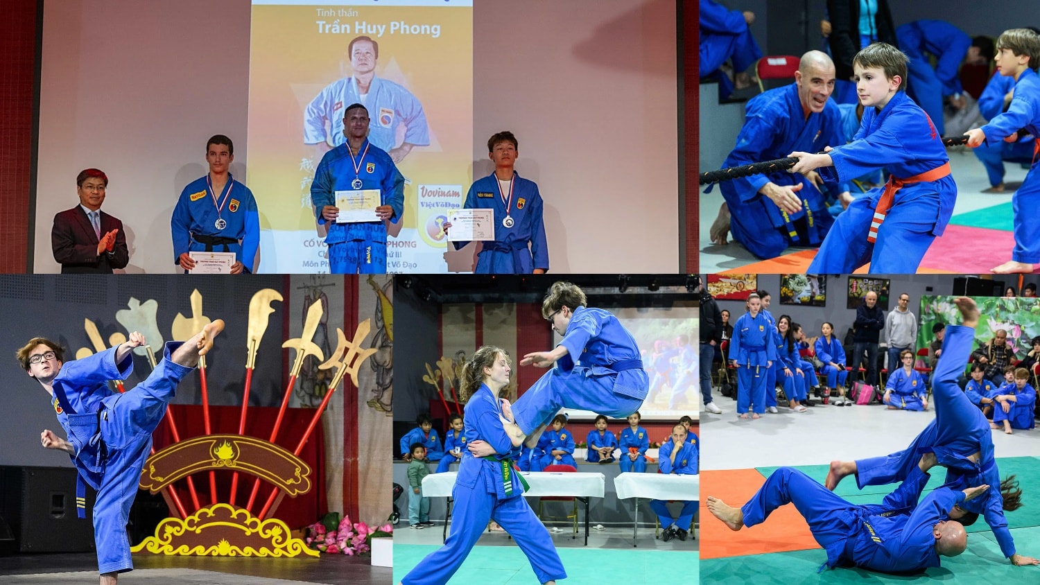 Sôi động giải Cúp Trần Huy Phong Vovinam - Việt Võ Đạo tại Pháp 