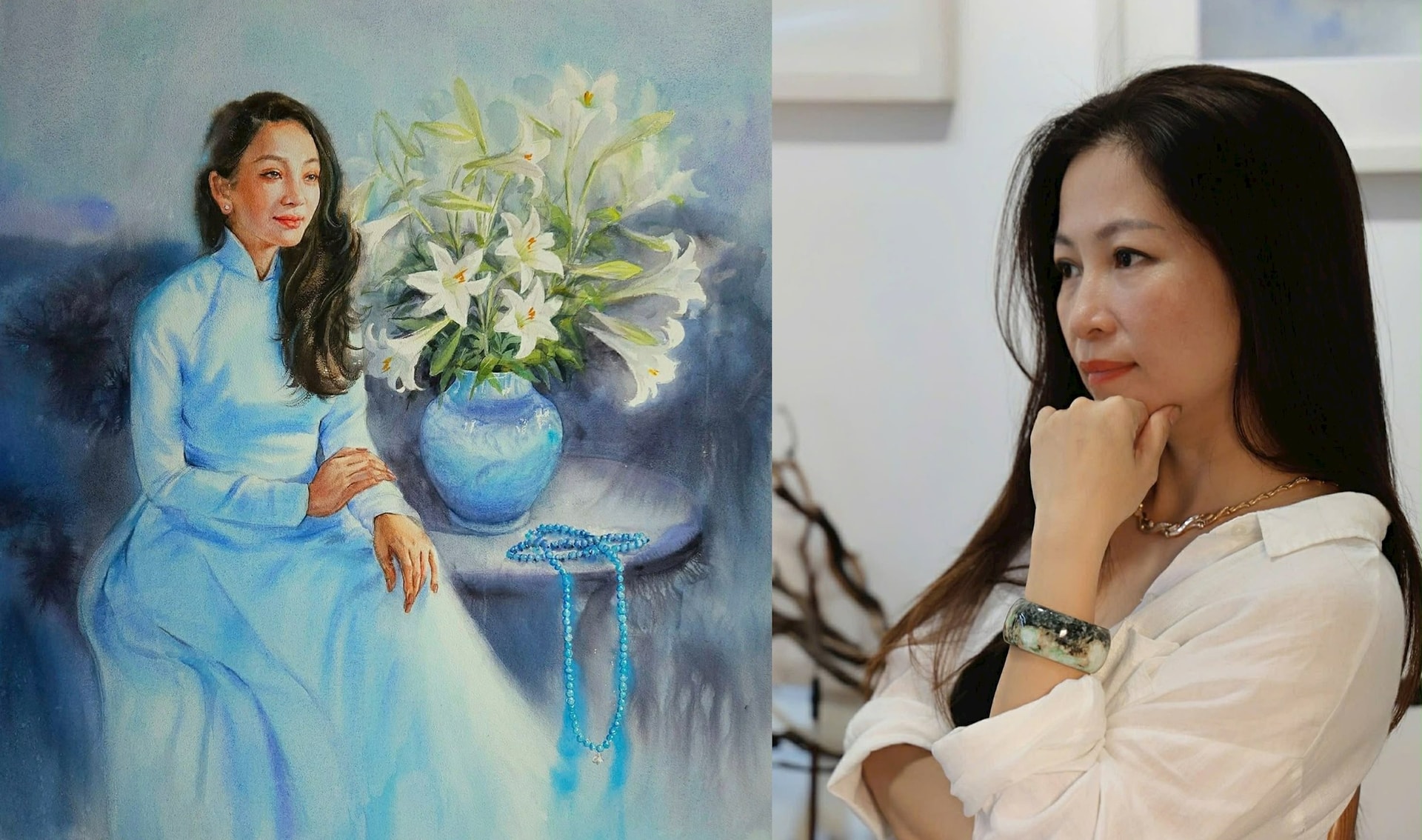 Từ Hà Nội đến TP.HCM: hành trình màu nước của Nguyễn Thu Hà 