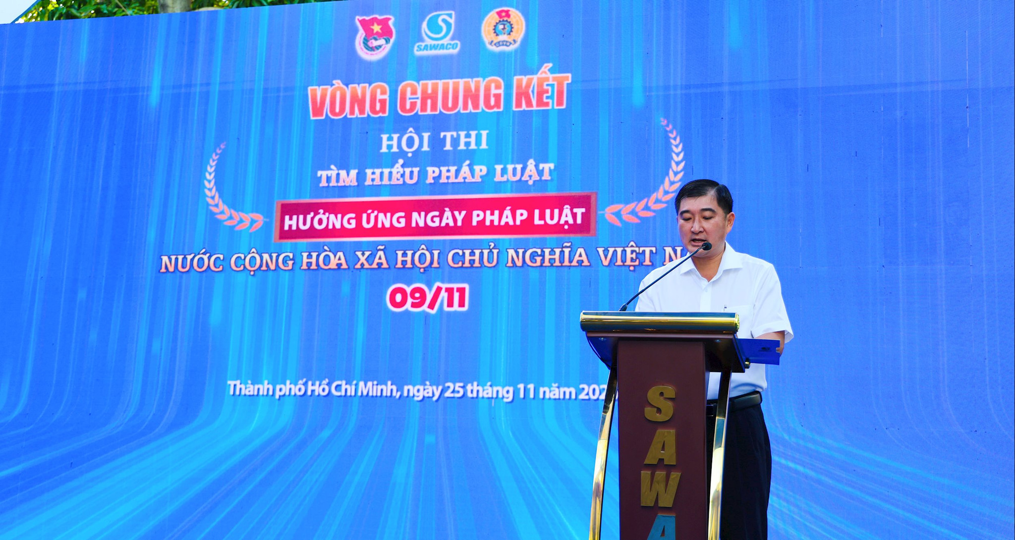 Phó Tổng Giám đốc Lý Bửu Nghĩa phát biểu tại Hội thi