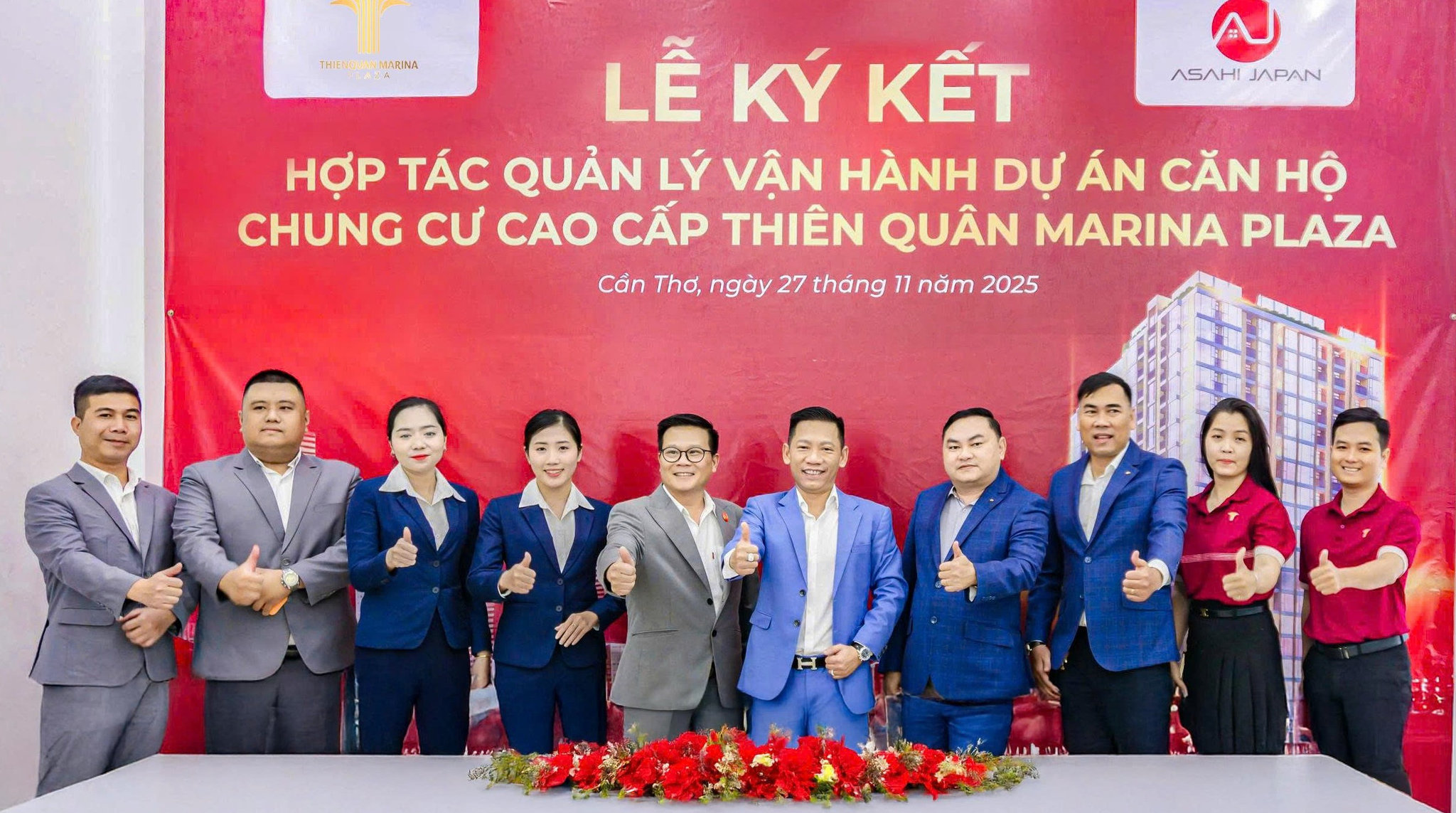 Thiên Quân Marina Plaza chính thức hợp tác cùng Asahi Japan: Kiến tạo chuẩn mực vận hành tòa nhà tại vùng Tây Nam Bộ 