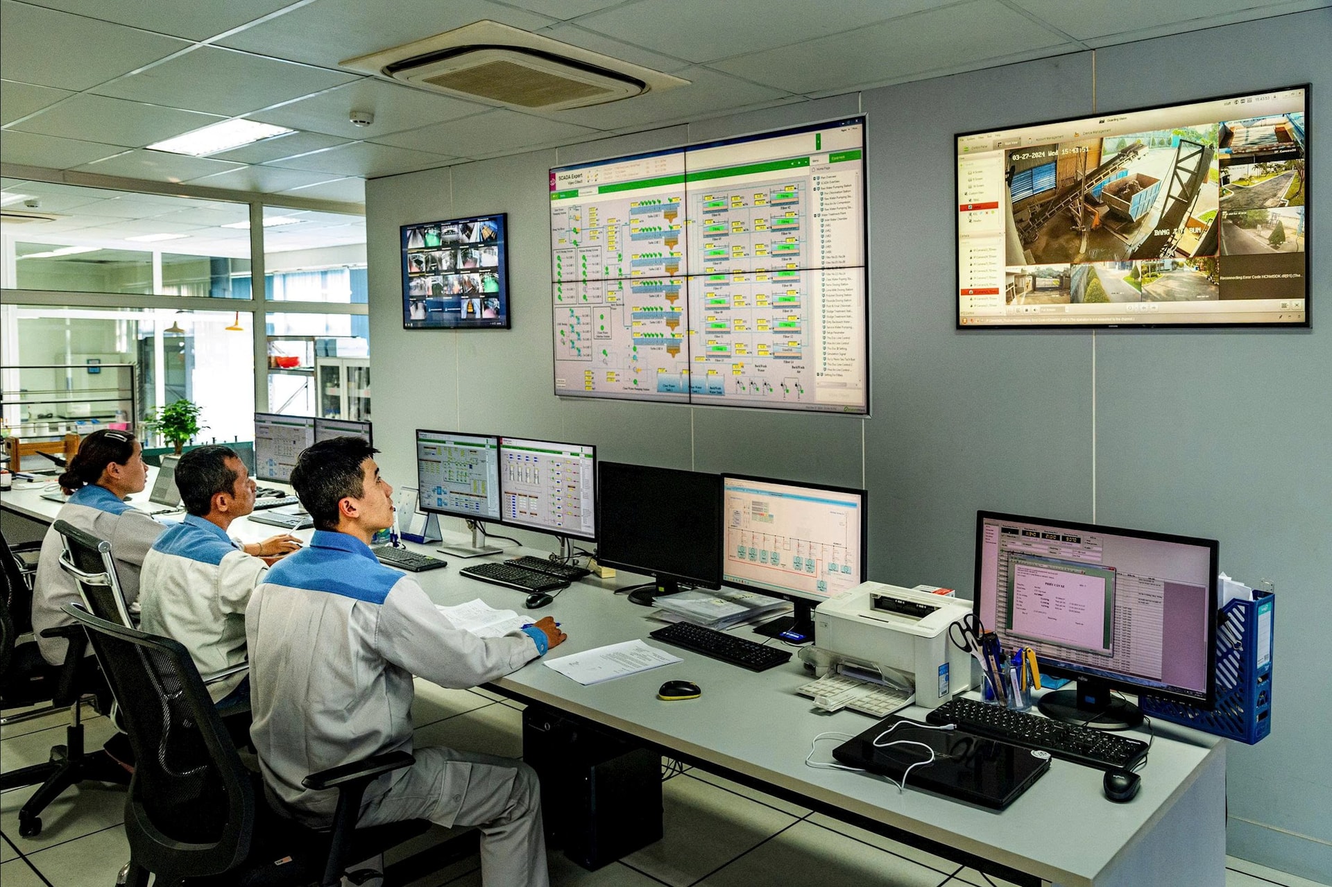 Phòng Điều khiển Trung tâm (SCADA) của SWIC