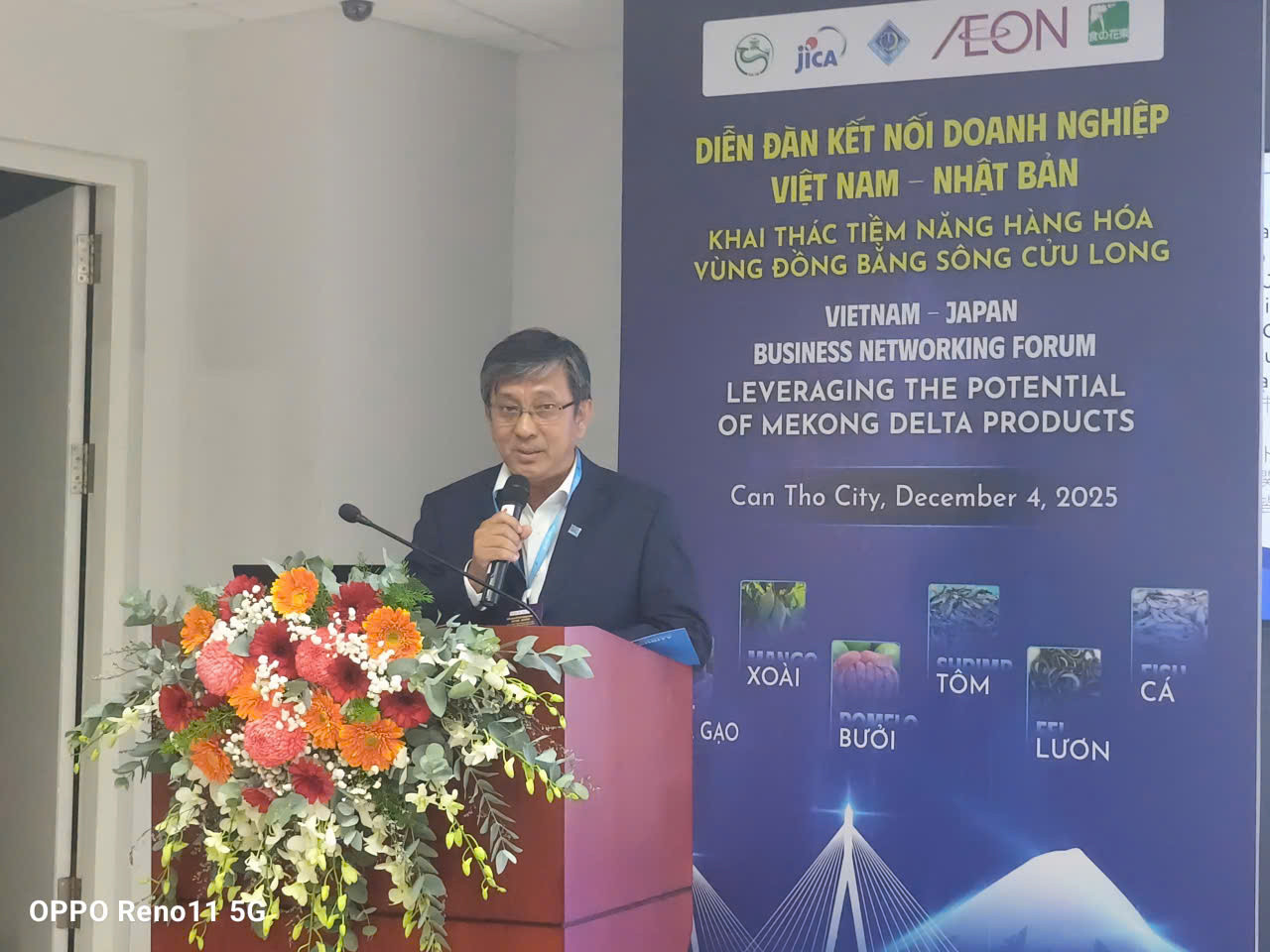 Hiệu trưởng Đại học Cần Thơ Trần Trung Tính - Ảnh: V.K
