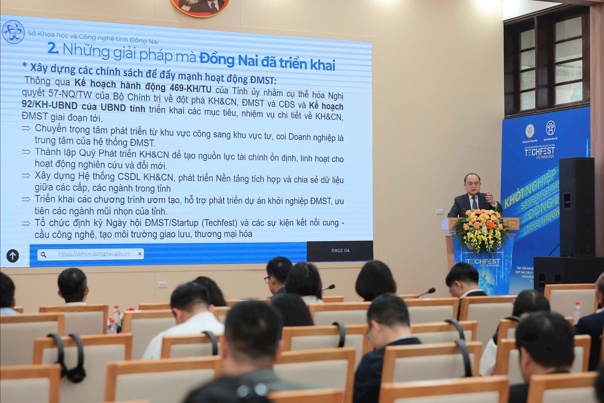 Ông Võ Hoàng Khai, Phó giám đốc Sở KH-CN Đồng Nai