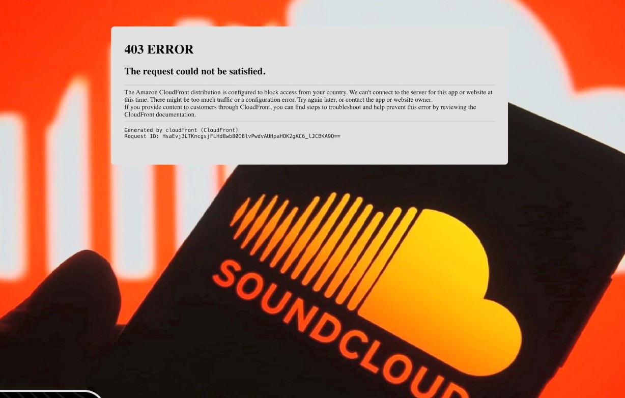 SoundCloud gặp lỗi 403, người Việt lo bị chặn (2)