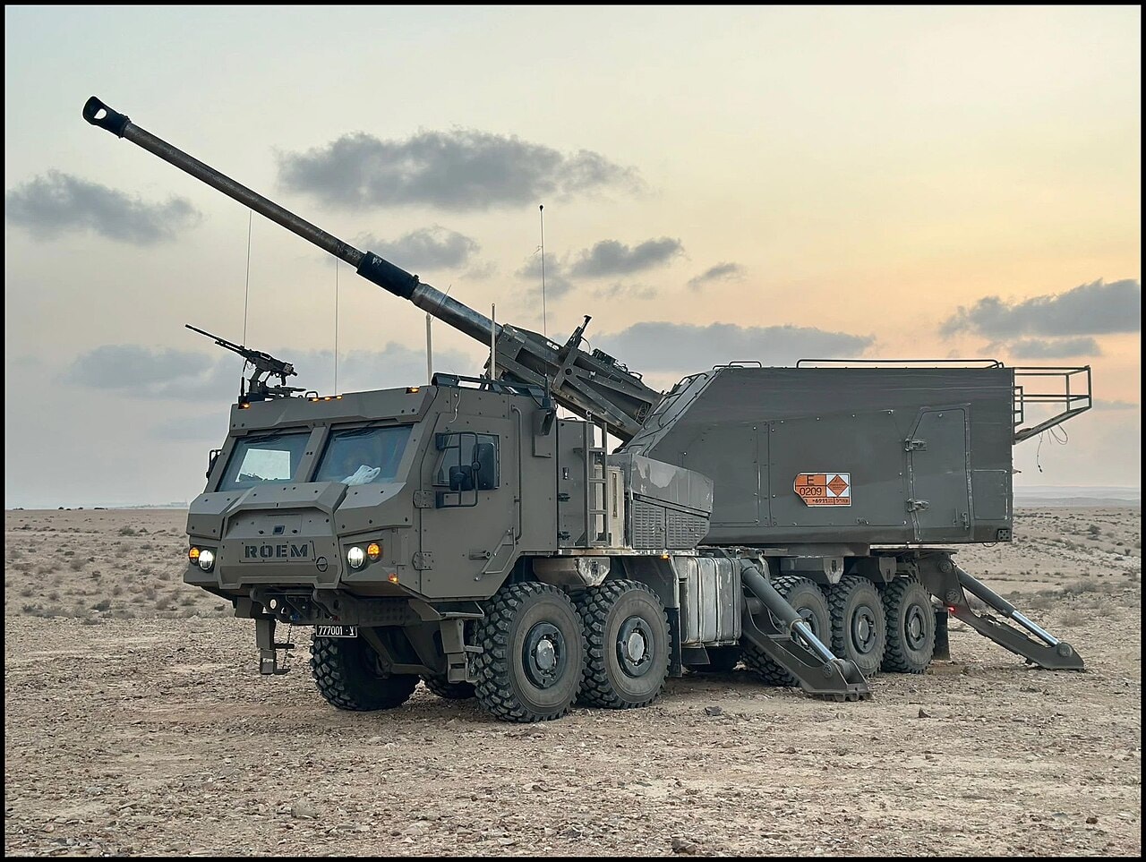 Israel thay M109 bằng pháo tự hành thông minh SIGMA 155 Roem