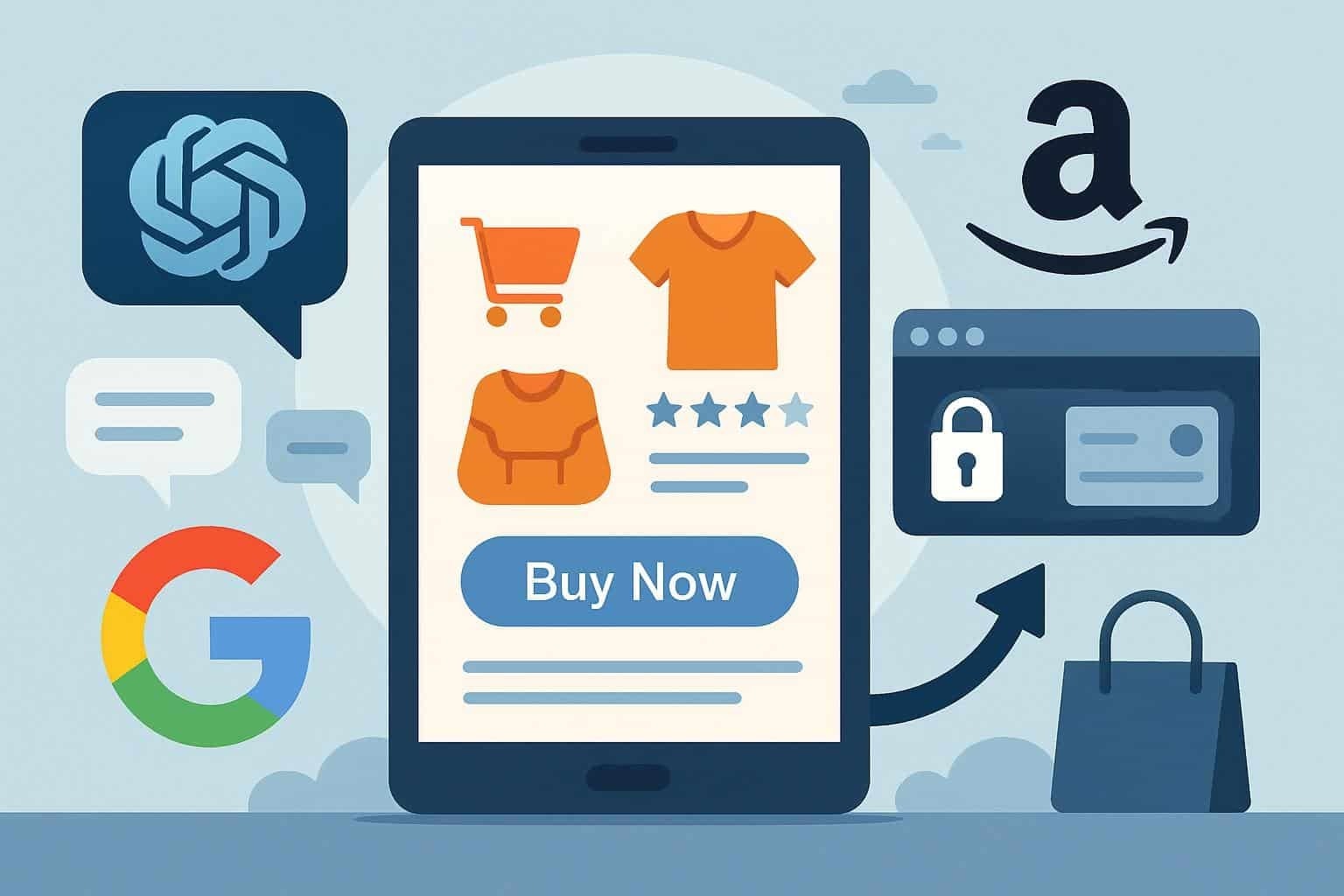 Google thách thức OpenAI và Amazon trong lĩnh vực mua sắm 