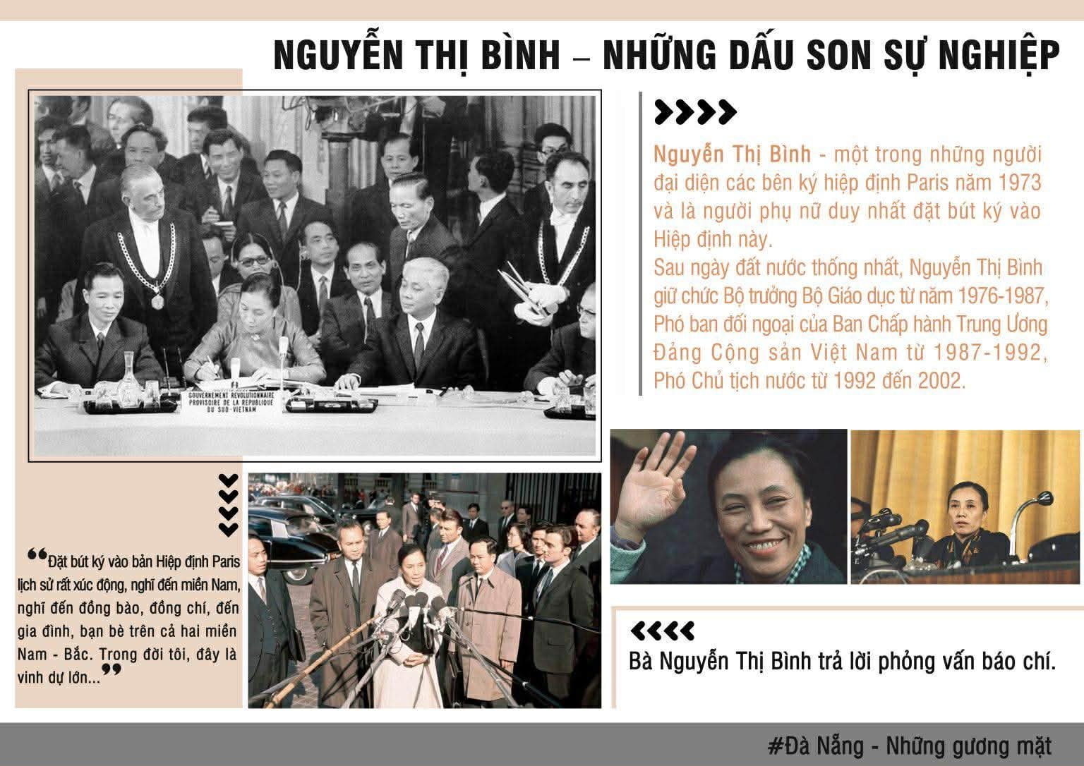 Chân dung bà Nguyễn Thị Bình qua trưng bày chuyên đề tại TP.HCM