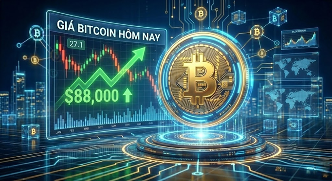 Giá Bitcoin hôm nay 27.1: Vượt 88.000 USD, hồi phục kỹ thuật hay bẫy tăng giá? 