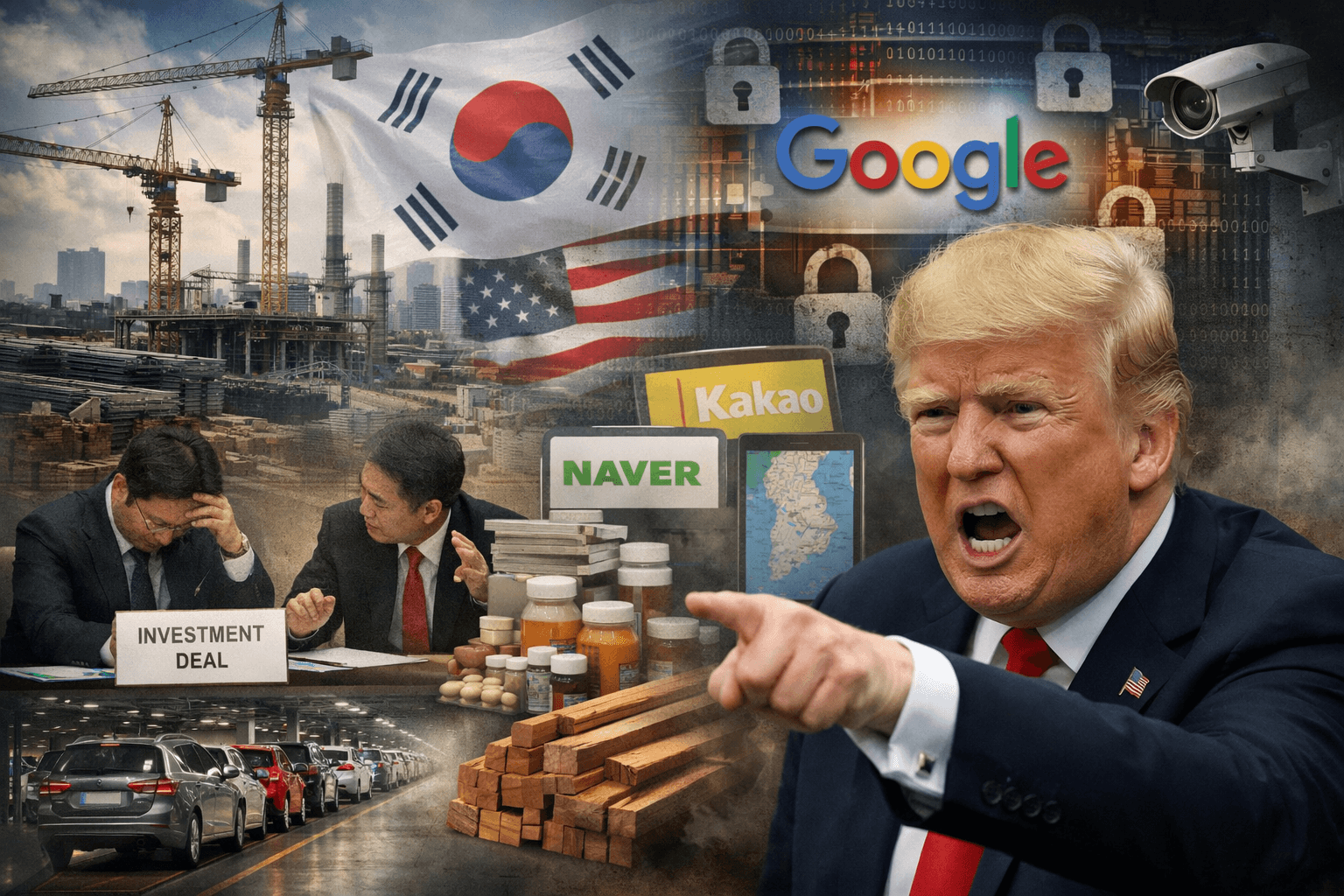 Hàn Quốc chậm đầu tư vào Mỹ và đặt rào cản với Google khiến ông Trump tức giận 