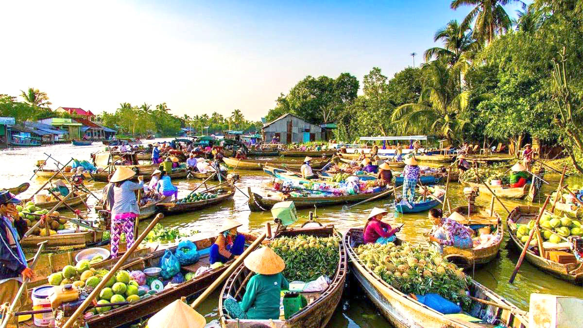 Giữ gìn môi trường xanh , sạch cho Chợ Nổi Cái Răng rất quan trọng - Ảnh: T.L