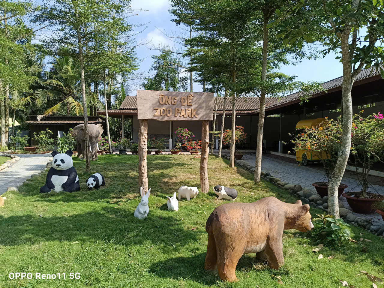 Khu du lịch đang phát triển “Ông Đề Zoo Park” ở Cần Thơ - Ảnh: Văn Kim Khanh
