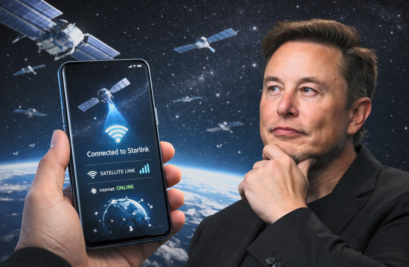 SpaceX có thể tạo thiết bị di động kết nối trực tiếp với Starlink, Elon Musk lên tiếng 