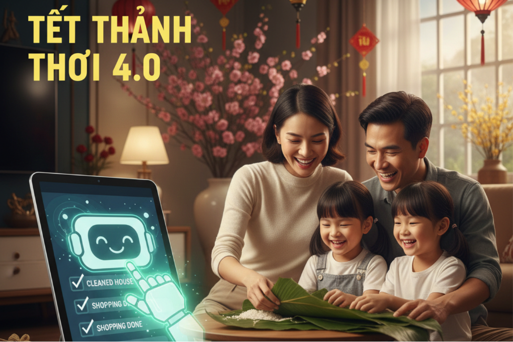 Tết Bính Ngọ không 'đầu tắt mặt tối': Để AI gánh 80% việc chuẩn bị 