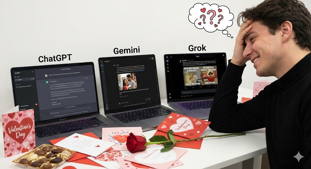 Quân sư AI nào viết lời tỏ tình ngày Valentine hay nhất?