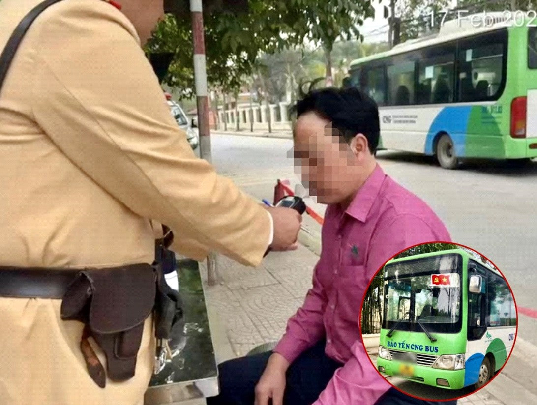 CSGT Hà Nội xử lý nhiều trường hợp vi phạm nồng độ cồn, trong đó có cả tài xế xe buýt