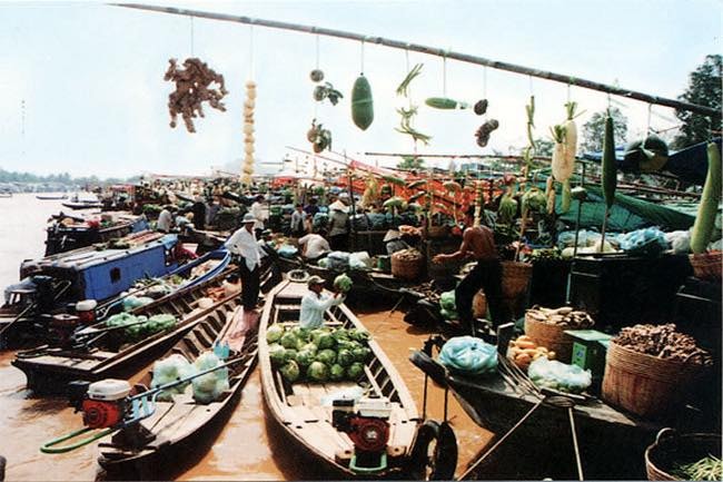 Chợ nổi Cái Răng thời hoàng kim.