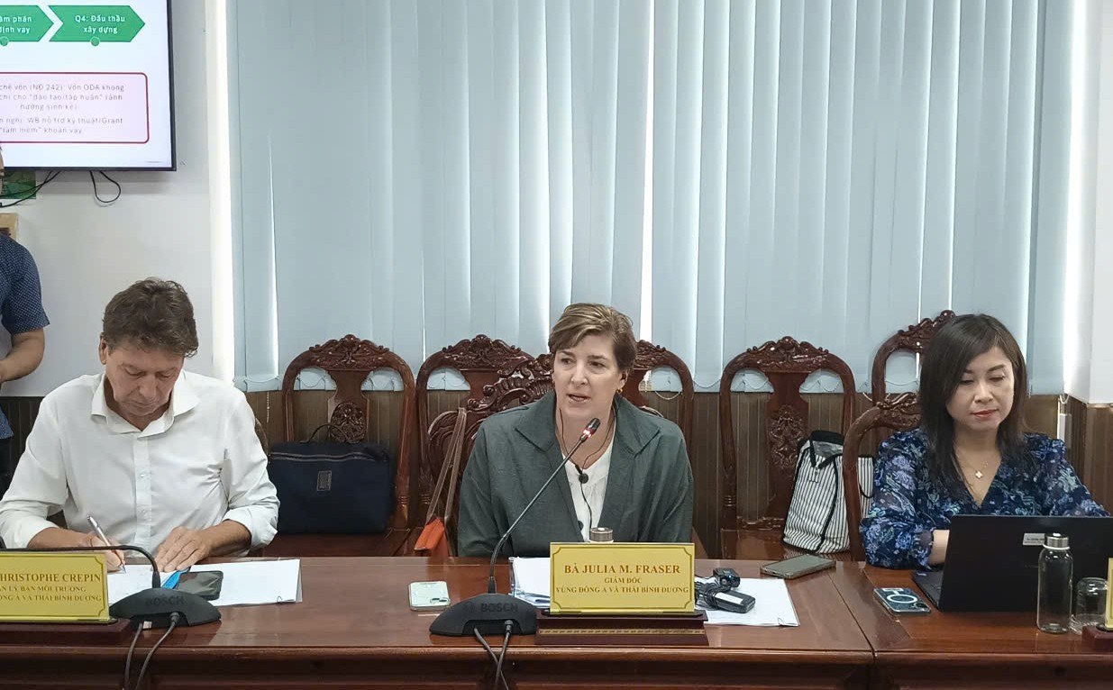 Bà Julia M. Fraser – Giám đốc vùng Đông Bắc Á Thái Bình Dương của WB - Ảnh: Văn Kim Khanh