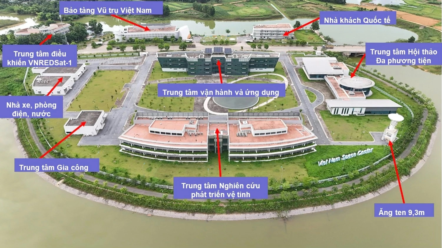 Khánh thành Trung tâm Vũ trụ 7.000 tỉ - bệ phóng để Việt Nam chinh phục không gian 