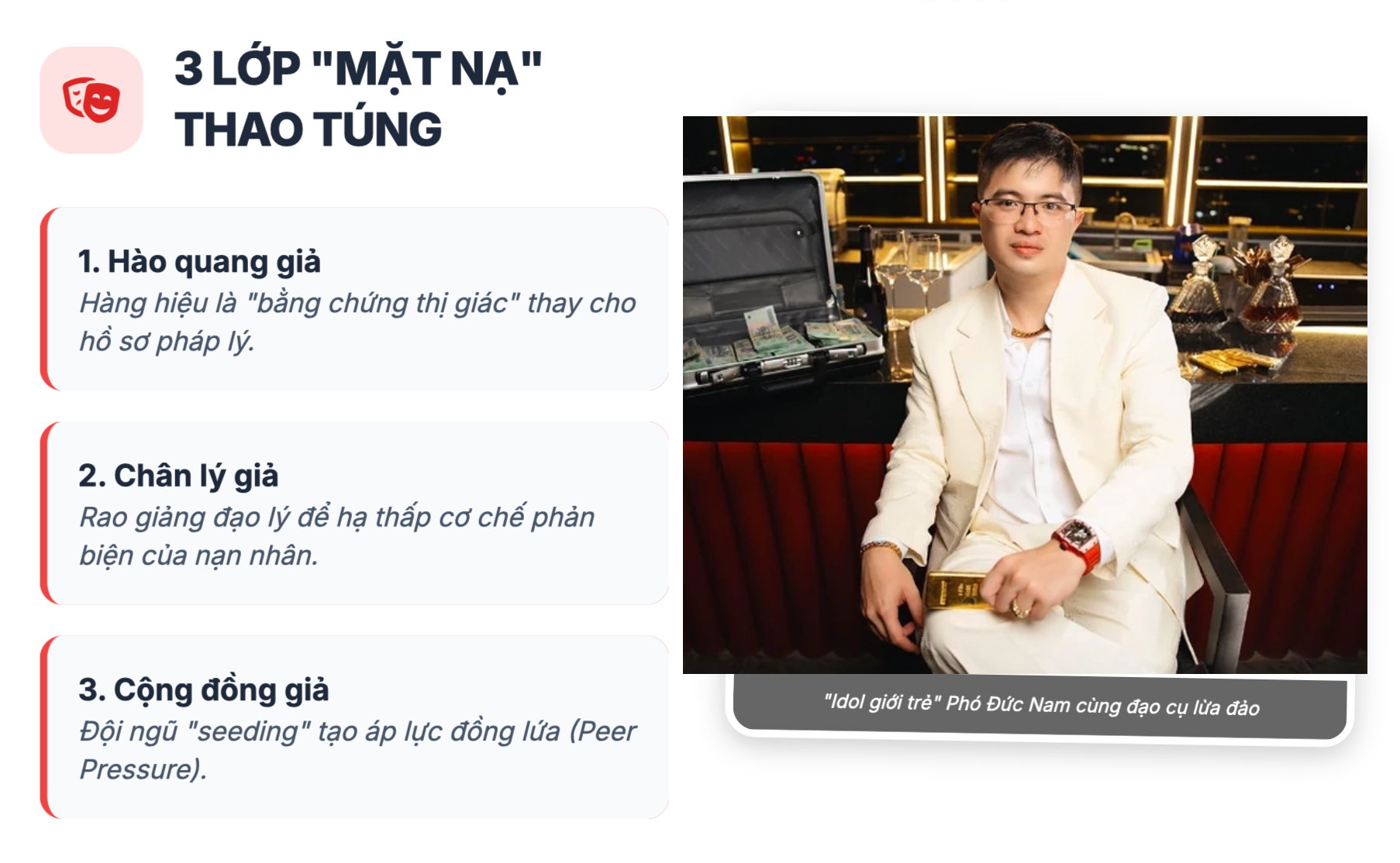 Phá giải 'mê cung' 1.300 tỉ của Phó Đức Nam Mr Pips: Khi đạo lý là mồi nhử, hàng hiệu là thuốc mê 