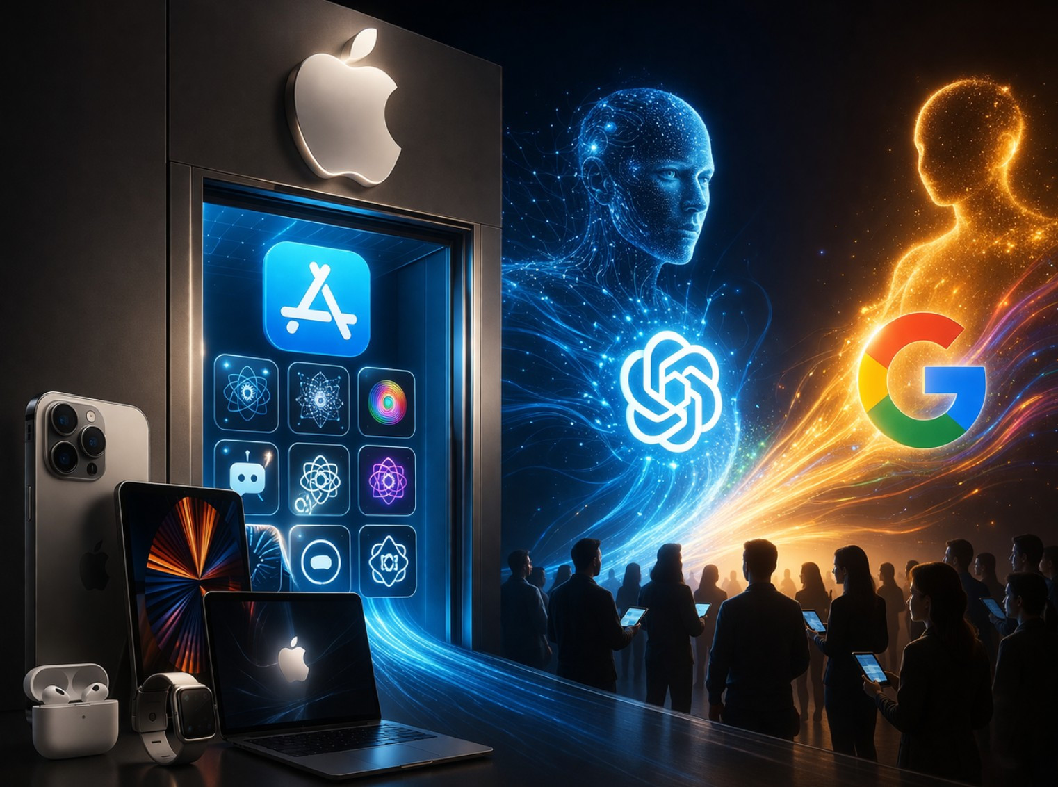 Apple mở App Store cho AI, để OpenAI và Google dẫn dắt đổi mới