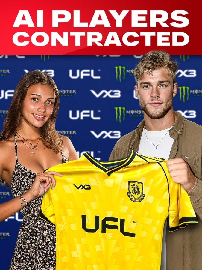 Hai cầu thủ AI là Holly Durango và Harvey Casper ra mắt Hashtag United