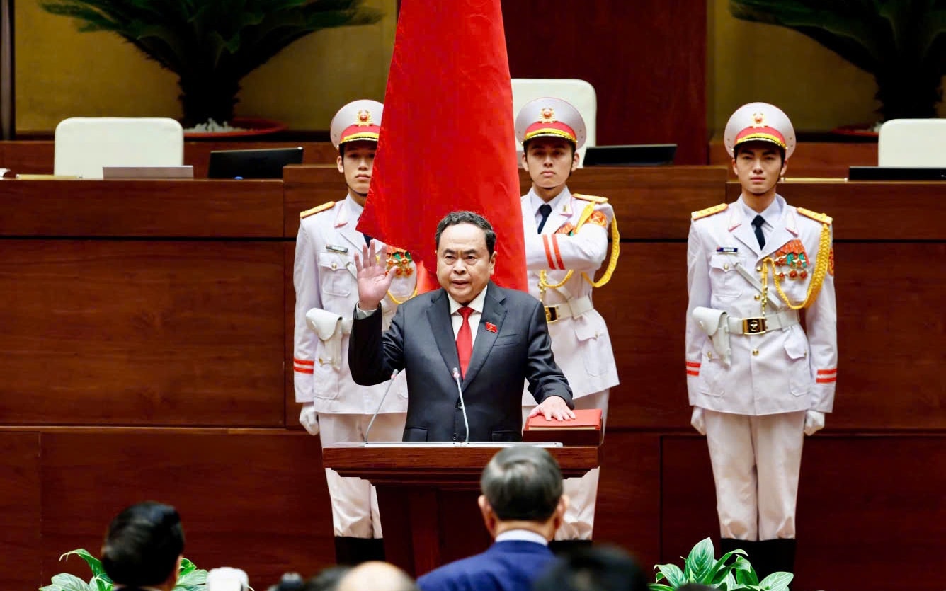 Chủ tịch Quốc hội Trần Thanh Mẫn: ‘Nguyện cống hiến hết sức mình, phụng sự Tổ quốc, phục vụ nhân dân’ 