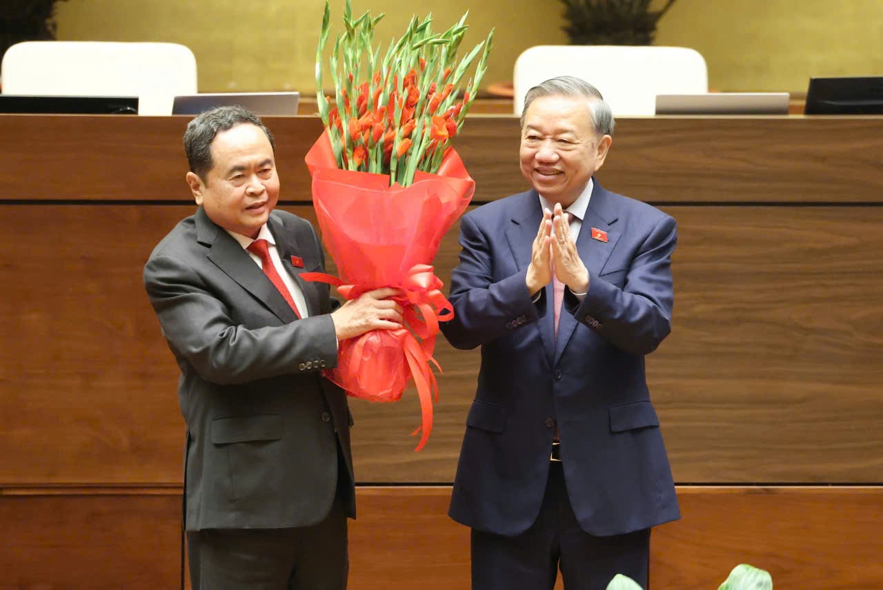 Đồng chí Trần Thanh Mẫn tái đắc cử Chủ tịch Quốc hội khóa XVI 