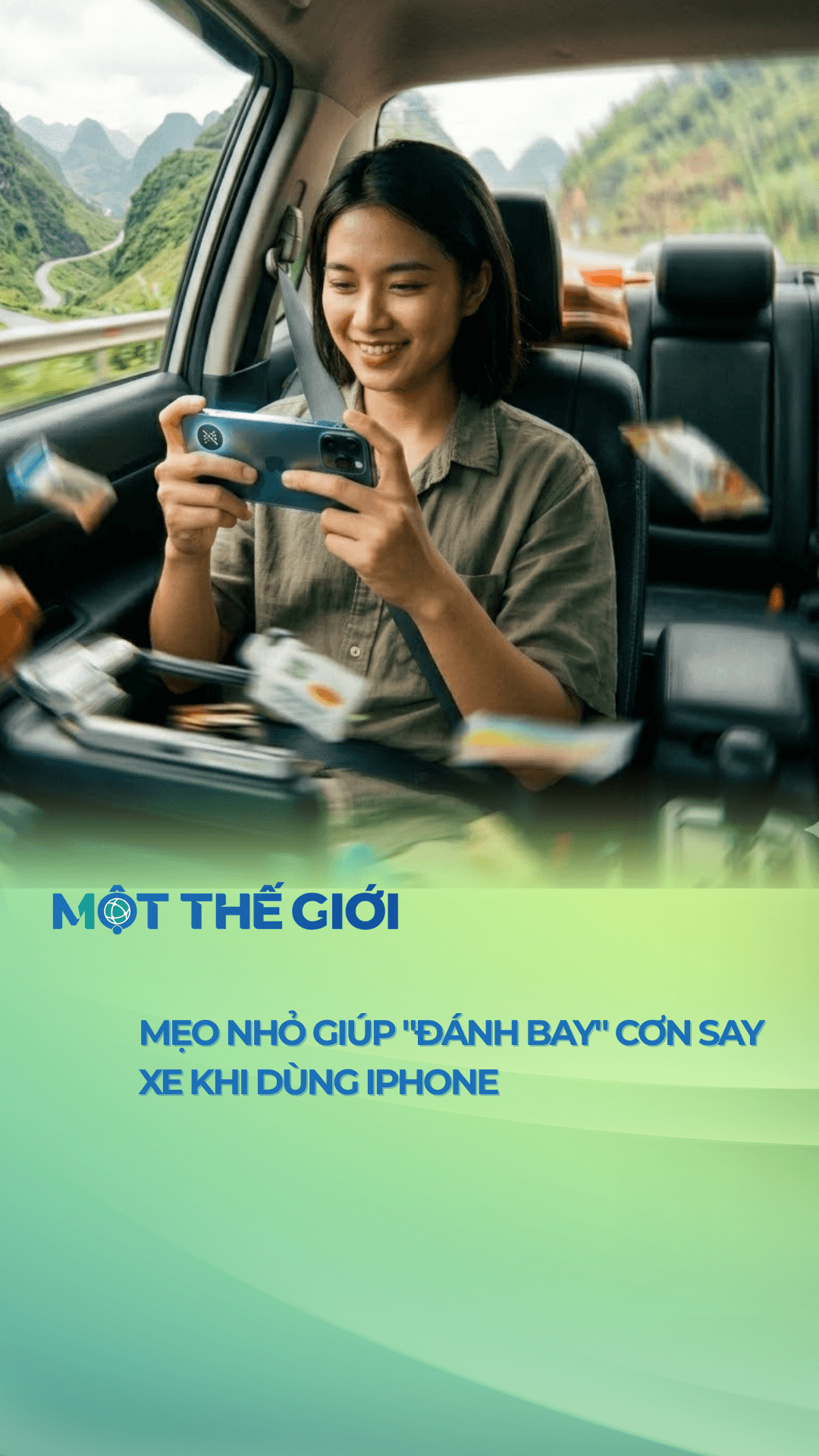 Mẹo nhỏ giúp 'đánh bay' cơn say xe khi dùng iPhone 