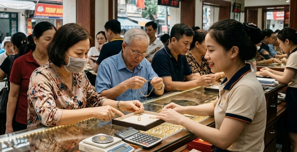 Giá vàng hôm nay 18.4: Bước lùi của ‘vàng vua’ và cuộc chơi đổi ngôi trong túi tiền người Việt