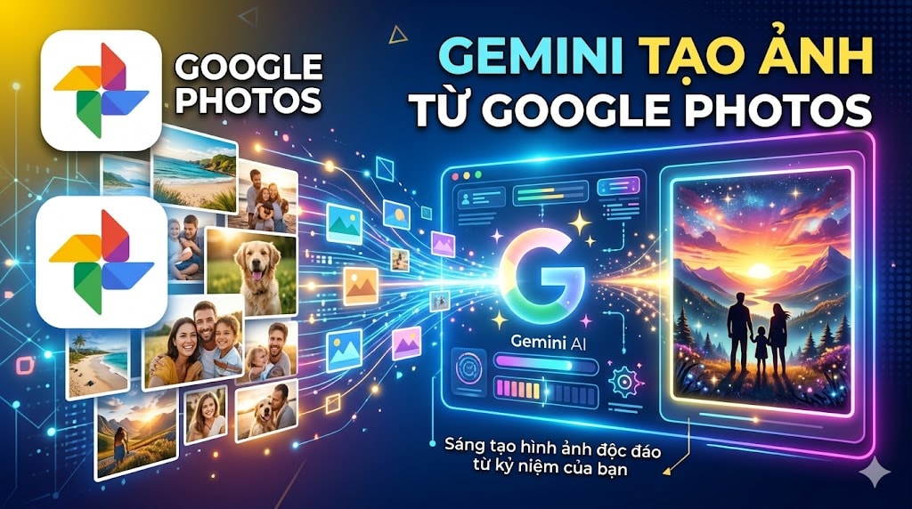 Gemini cho phép tạo ảnh AI từ Google Photos chỉ bằng promt rất ngắn, cảnh báo rủi ro bảo mật? 