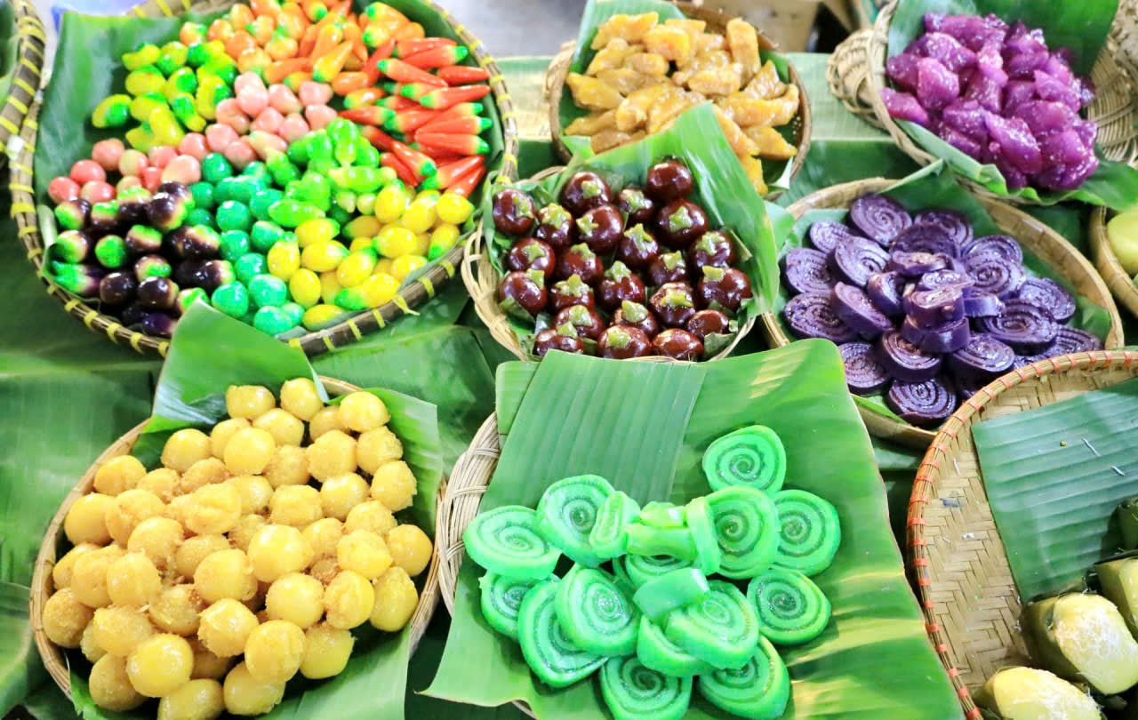 Bánh khéo Nam Bộ hình tượng rất đa dạng, phong phú - Ảnh: T.L