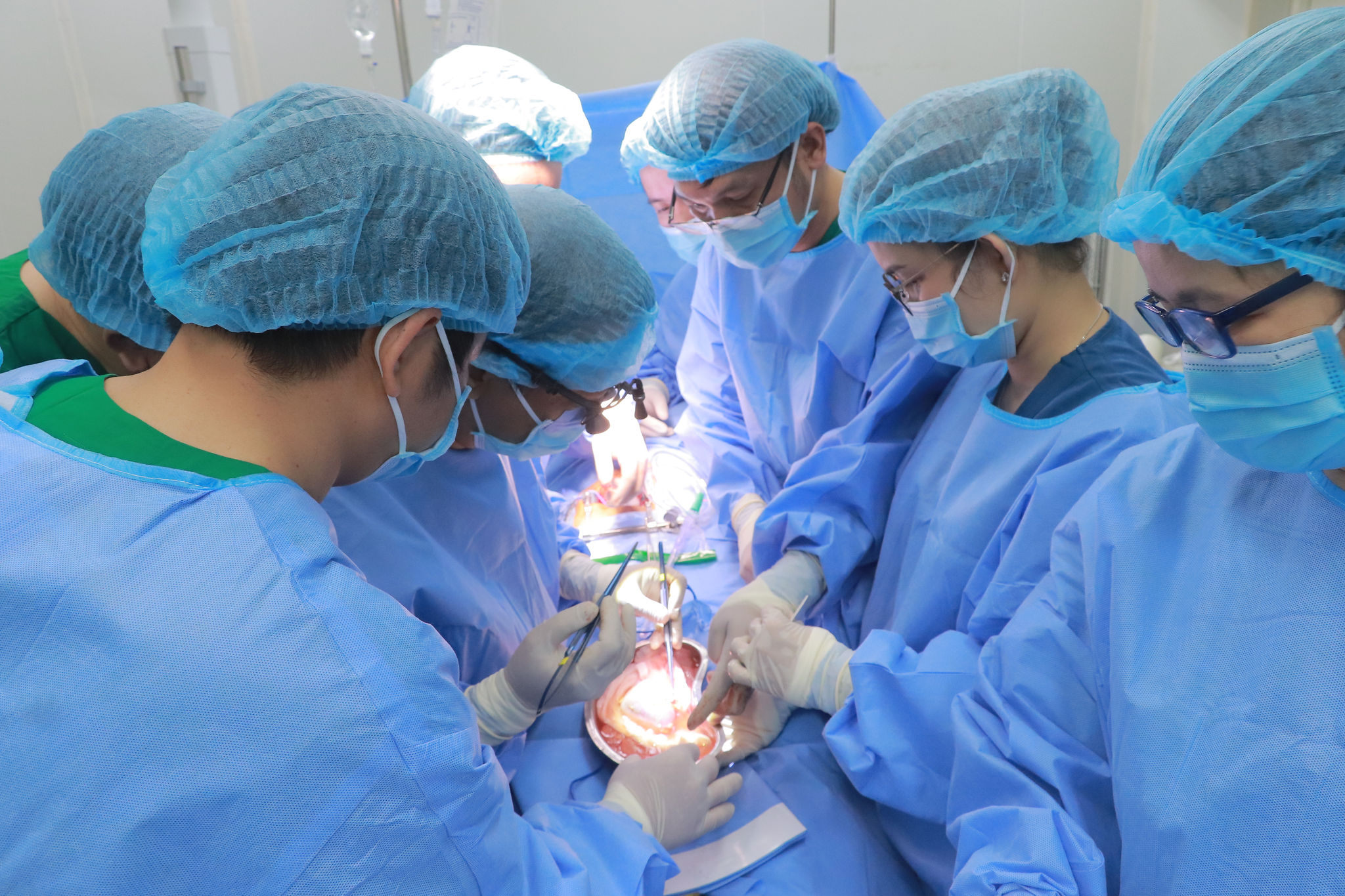 Ca ghép thận đầu tiên của Bệnh viện Đa khoa TP.Cần Thơ - Ảnh: Trung Phạm