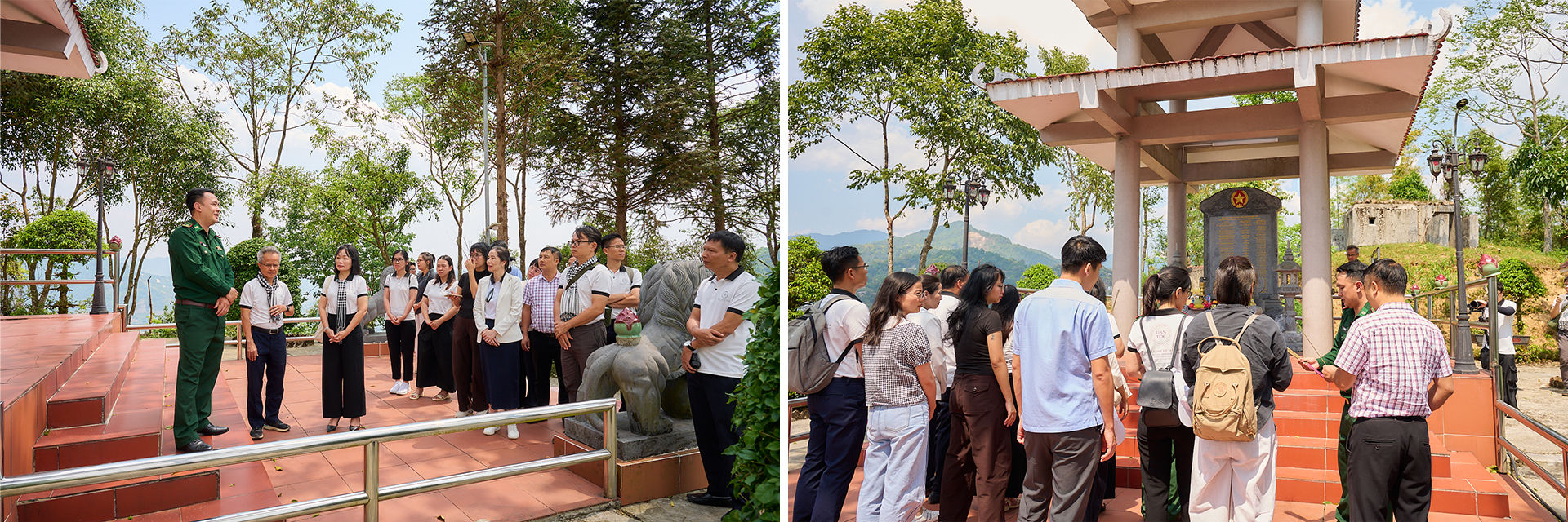6. Dâng hương tại ĐBP Sì Lở Lầu