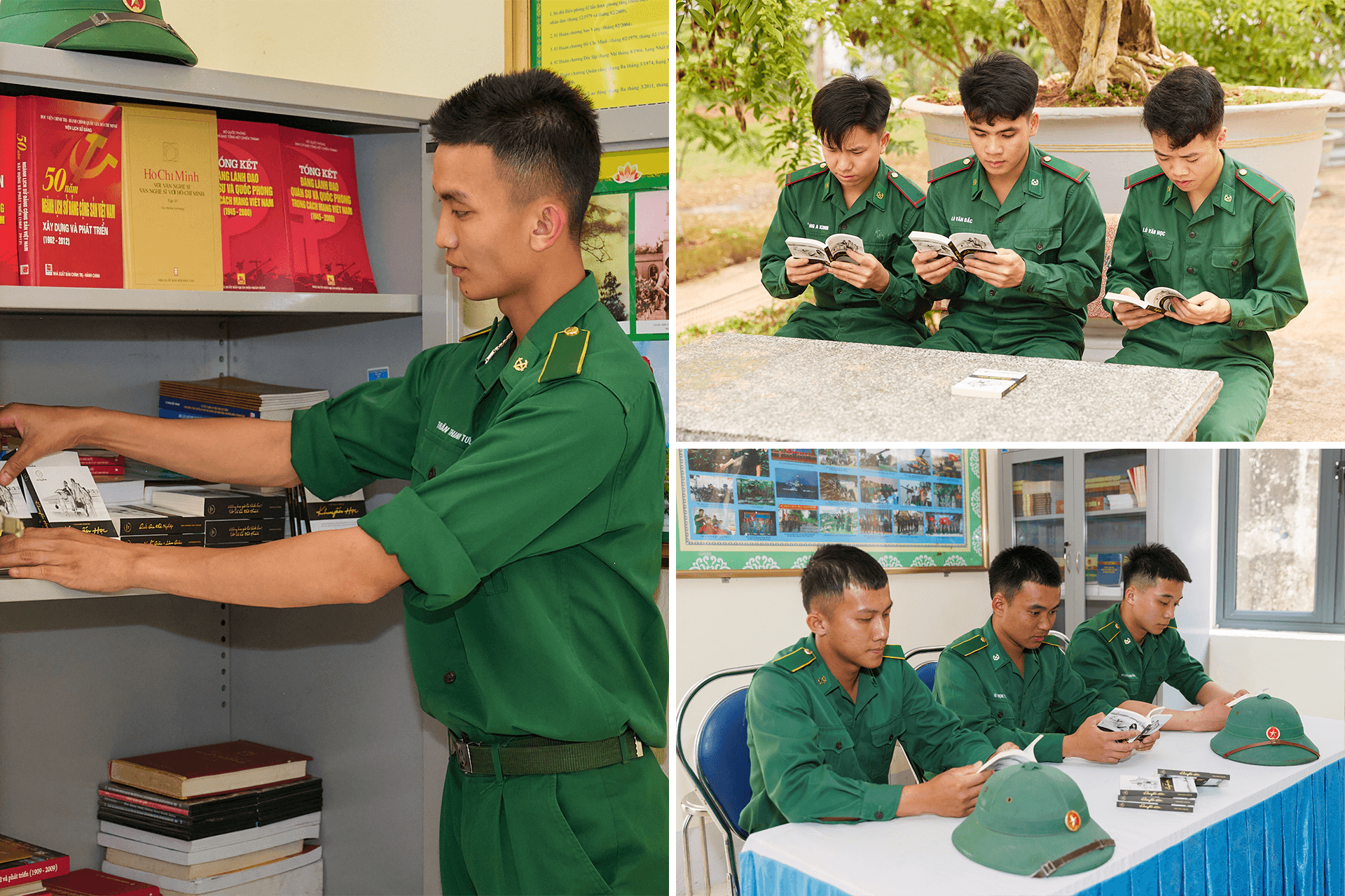 9. Những cuốn sách được trao không chỉ bổ sung tri thức, mà còn là hành trang để cán bộ, chiến sĩ vận dụng vào thực tiễn công tác nơi biên giới