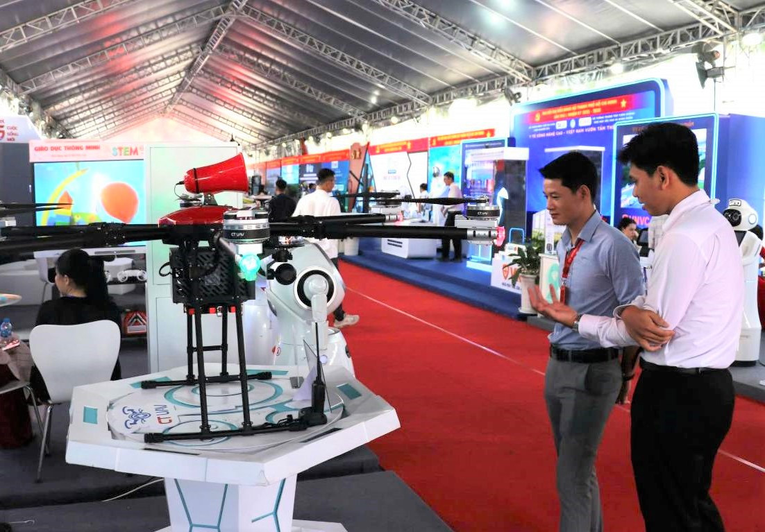 TP.HCM có nhiều sản phẩm về khoa học, công nghệ, đổi mới sáng tạo được ứng dụng vào thực tế- Ảnh: Minh Quân