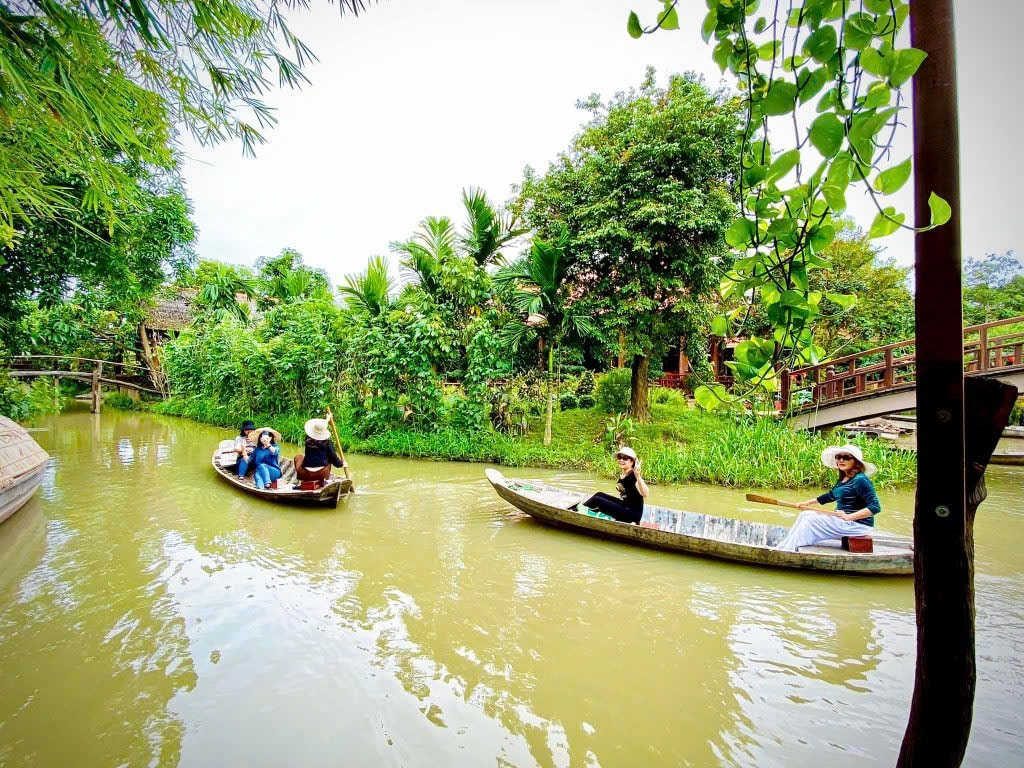 Một điểm du lịch xanh ở Cần Thơ - Ảnh: T.L