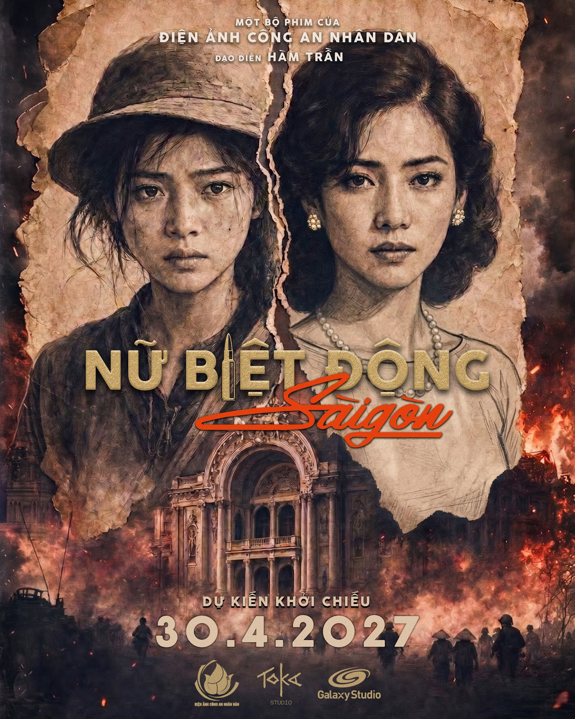 Poster của dự án Nữ biệt động Sài Gòn. 