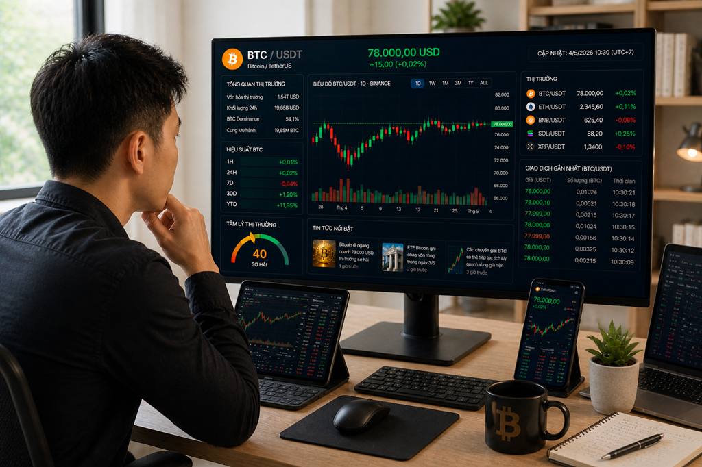 Giá Bitcoin hôm nay 4/5: Chưa vượt được 80.000 USD, Strategy tạm ngưng gom BTC 