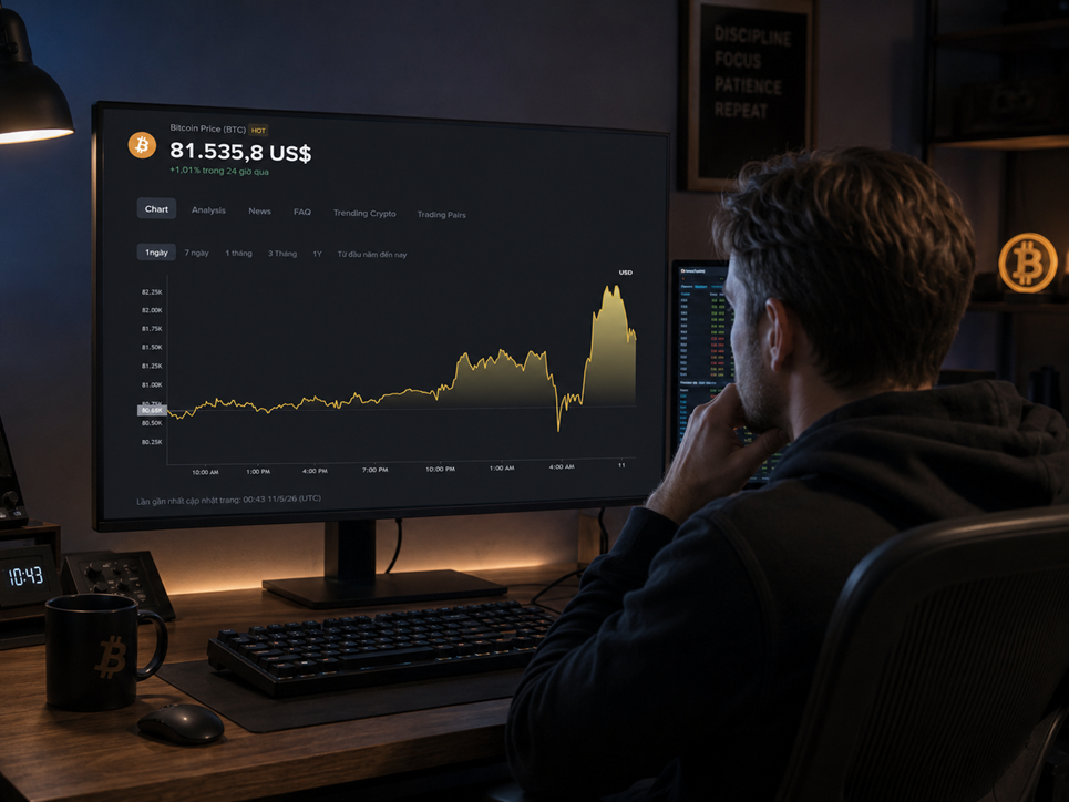 Giá Bitcoin hôm nay 11/5: Tiến sát 83.000 USD, dòng tiền sôi động trở lại? 