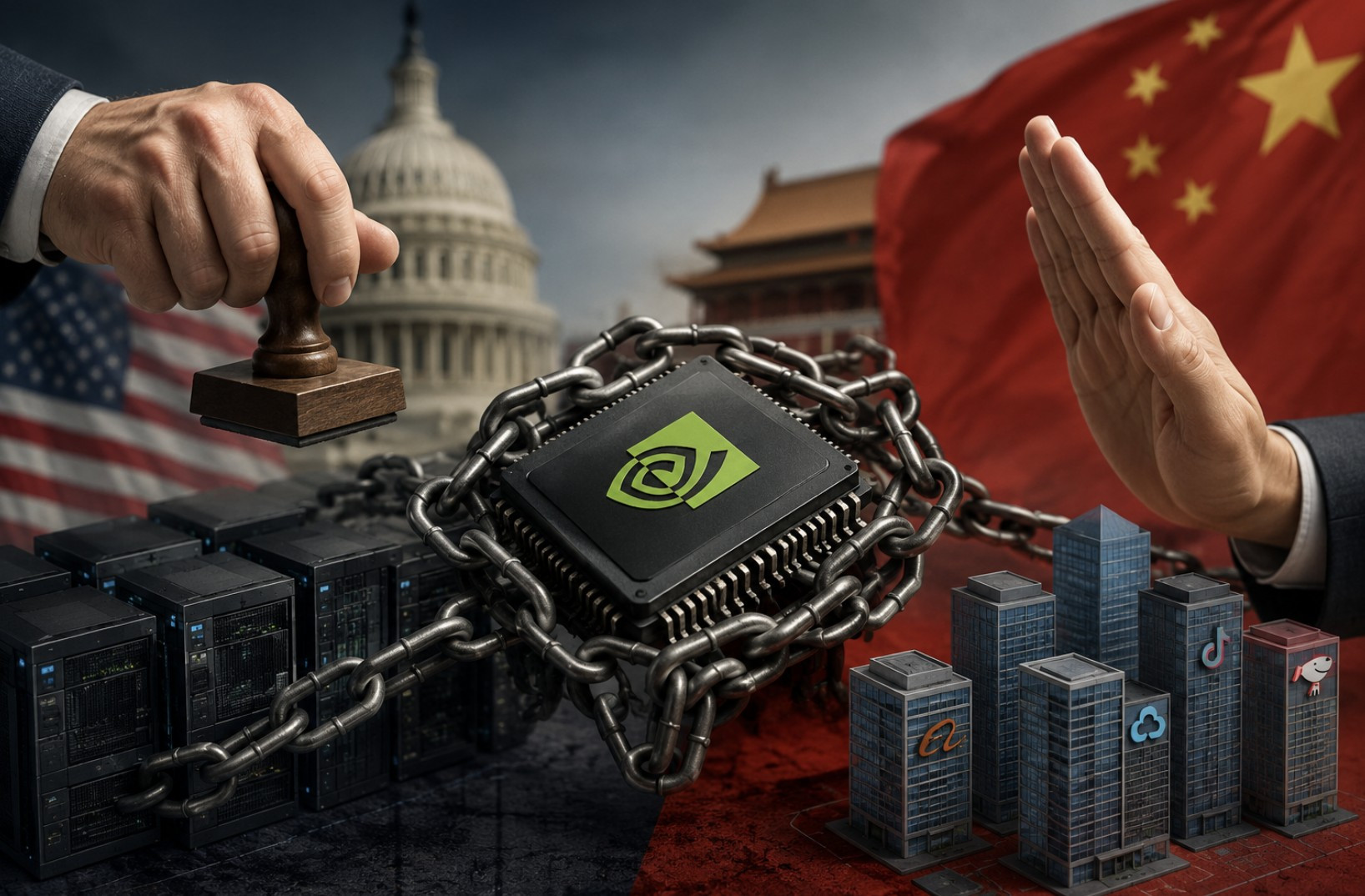 Mỹ duyệt bán chip H200 cho 10 công ty Trung Quốc, Nvidia vẫn mắc kẹt