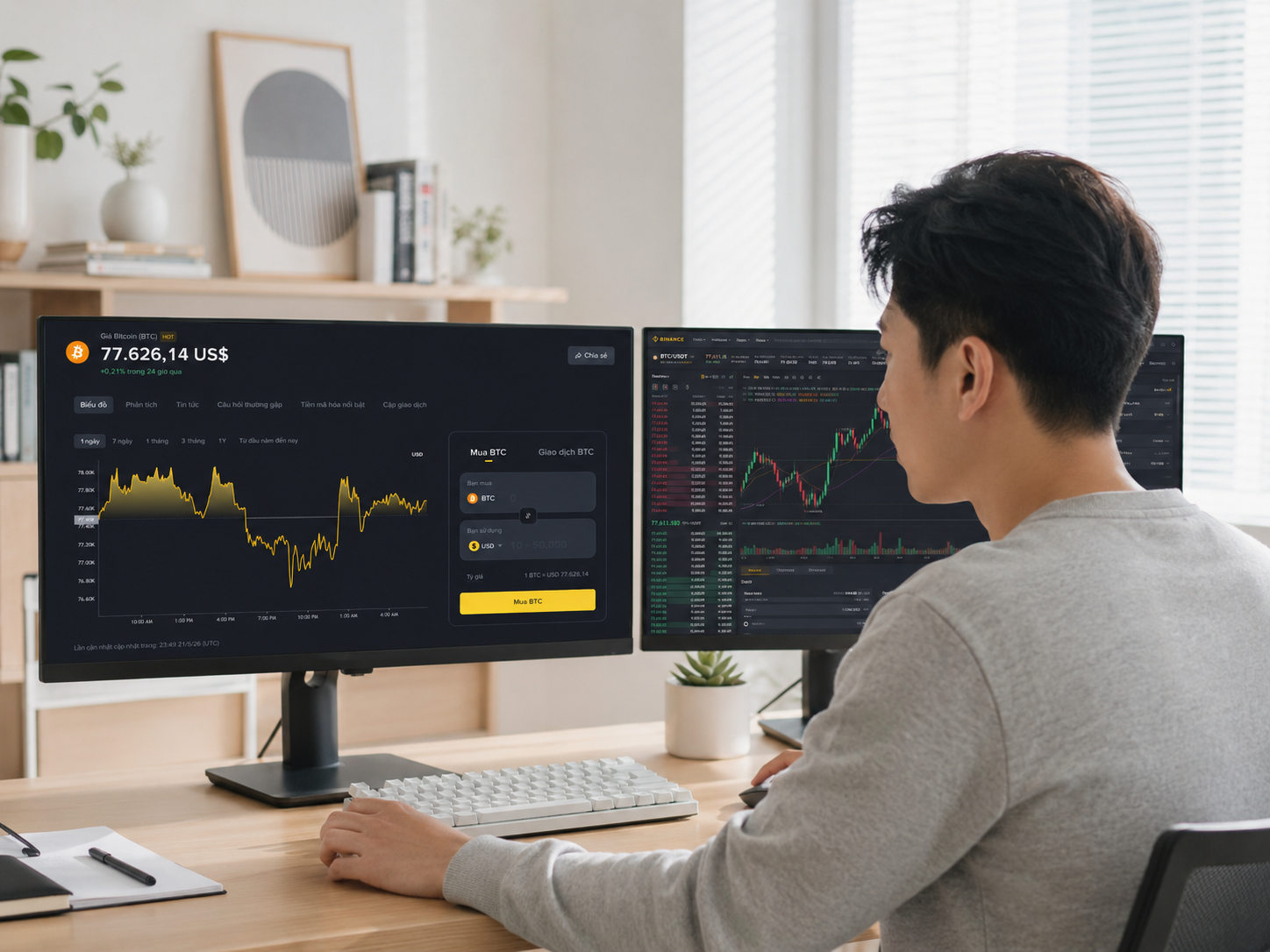Giá Bitcoin hôm nay 22/5: Vùng 76.000 USD tiếp tục cứu BTC, liệu đà hồi có đủ mạnh? 