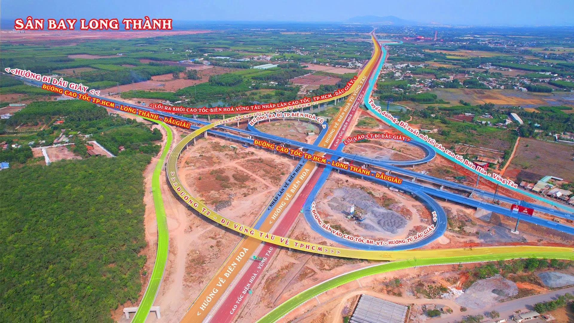 Dự kiến 24/5 mở nút Long Thành cho xe vào cao tốc Biên Hòa - Vũng Tàu.