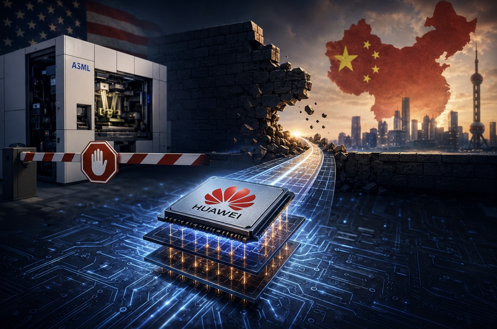 Đột phá chip của Huawei có giúp Trung Quốc vượt rào cản ASML? 