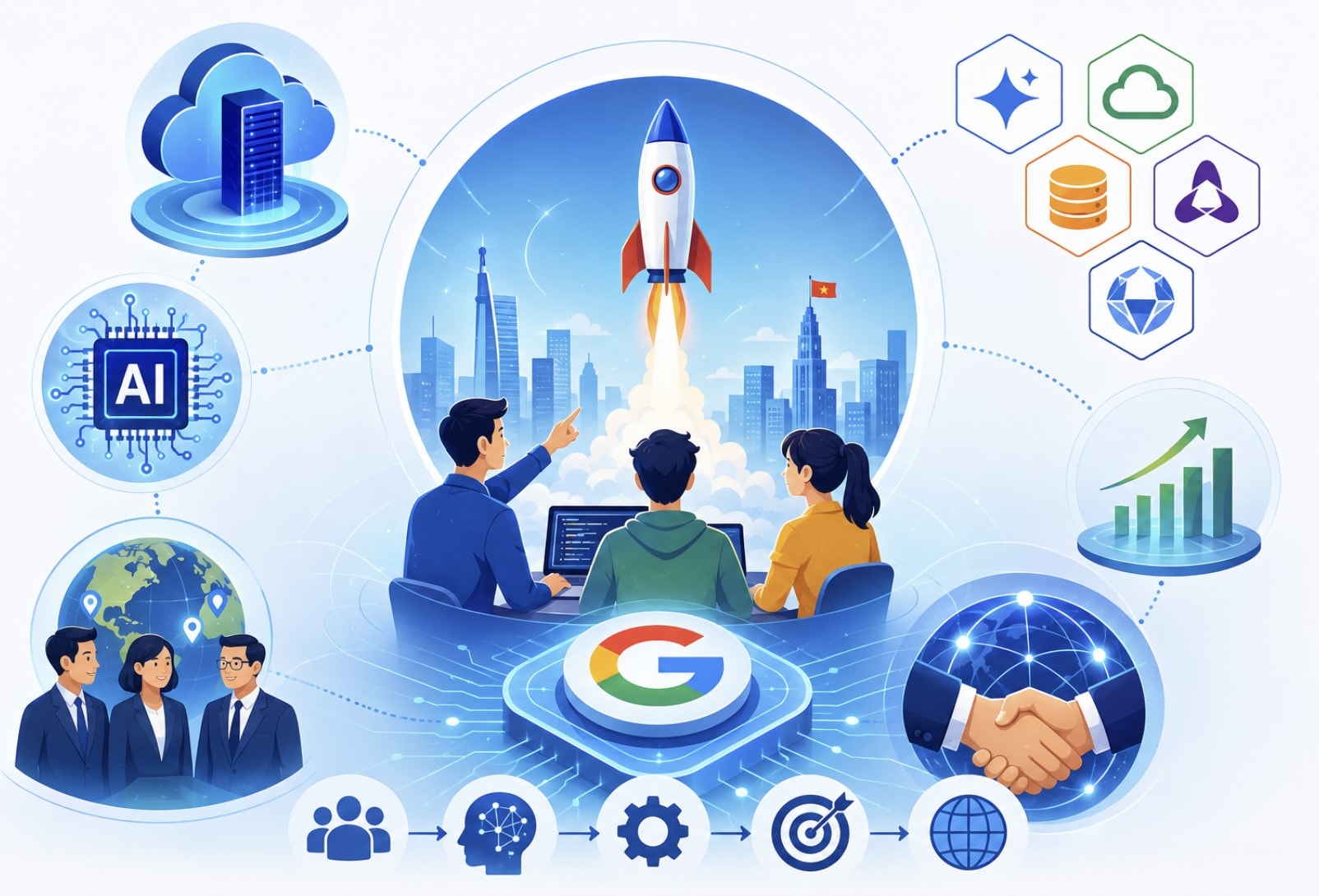 Startup Việt có thể đổi vận nếu được tiếp cận sâu hệ sinh thái AI Google 